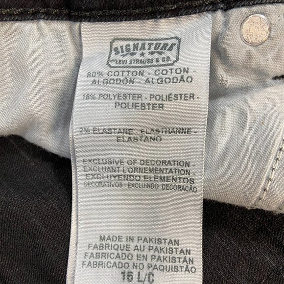 Levi's ladies skinny jeans black in size 16 L - Picture 6 of 6